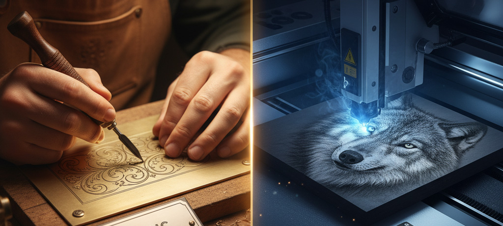 The Art of Marking: Hand, Machine, and Laser Engraving Explained